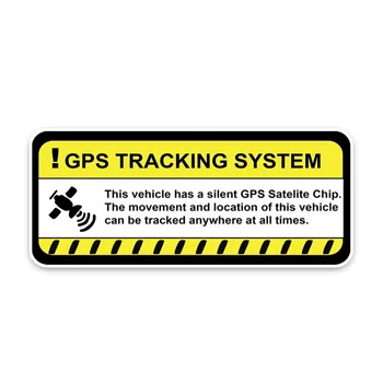 Aliauto Opozorilo Avto Nalepke GPS Sistem za Sledenje Nepremočljiva Dekoracijo Decals Avtomobilskih Koles Pribor PVC,10 cm*8 cm