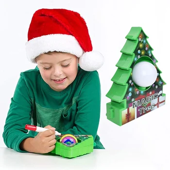 Električni Naslikal Žogo Božično Drevo Ornament Okrasitev Kit za Otroke Obrtno Dejavnost Igra Počitnice Igrača DIY Ornament ASD88